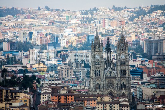 Picture of Quito Ecuador city view